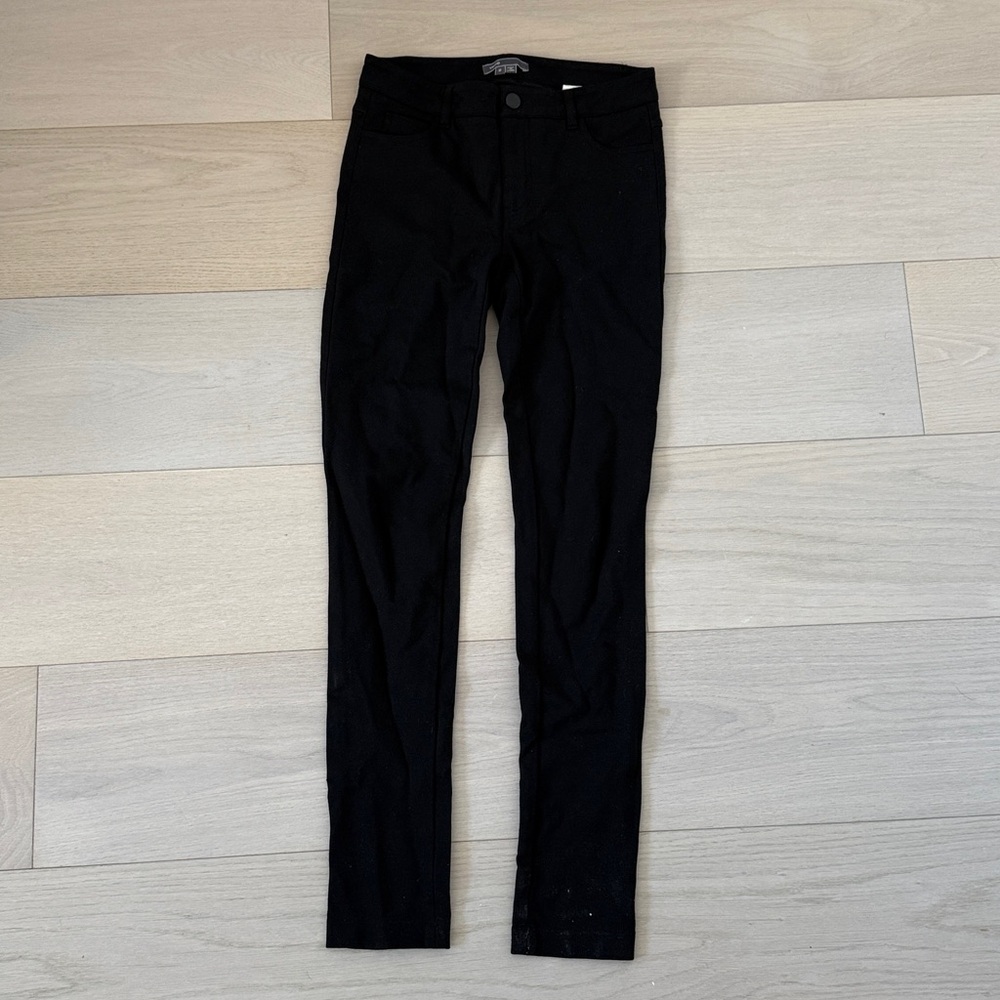 Vince Ponte Knit Jegging Skinny Jean Pants - Womens Black - Style VR989-20679